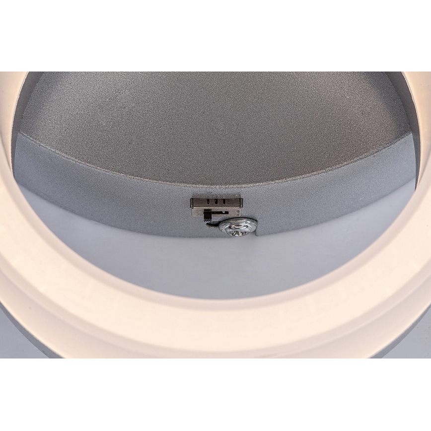 Rabalux - LED griestu gaismeklis LED/24W/230V 3000/4000/6500K 38x51 cm matēts hroms