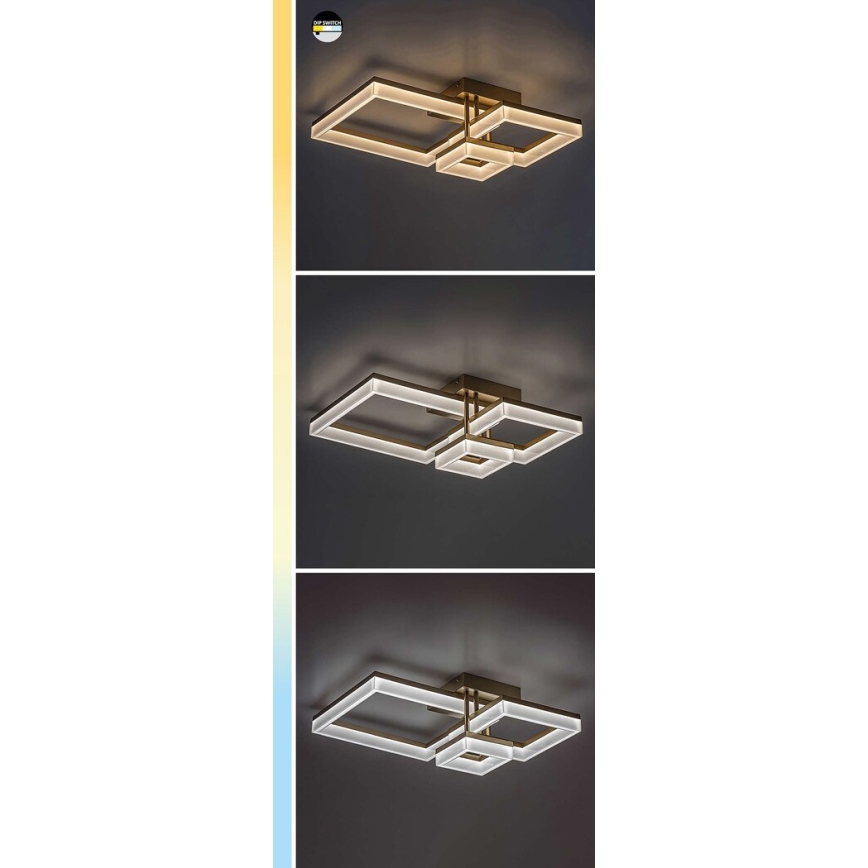 Rabalux - LED Griestu lampa LED/22W/230V 3000/4000/6500K zelta