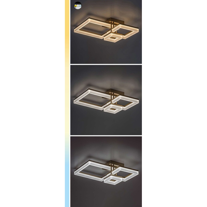 Rabalux - LED Griestu lampa LED/22W/230V 3000/4000/6500K melna