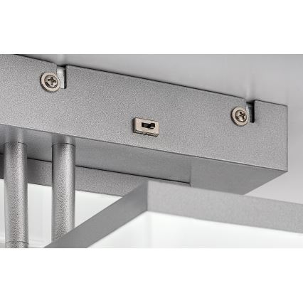 Rabalux - LED Griestu lampa LED/22W/230V 3000/4000/6500K matēts hroms