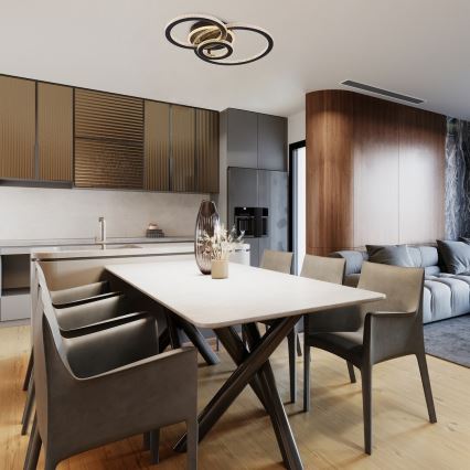 Rabalux - LED aptumšojama griestu lampa LED/40W/230V 3000-6500K ar tālvadības pulti 35x52 cm