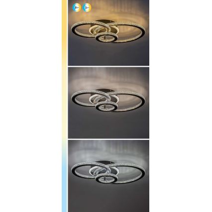 Rabalux - LED aptumšojama griestu lampa LED/40W/230V 3000-6500K ar tālvadības pulti 35x52 cm