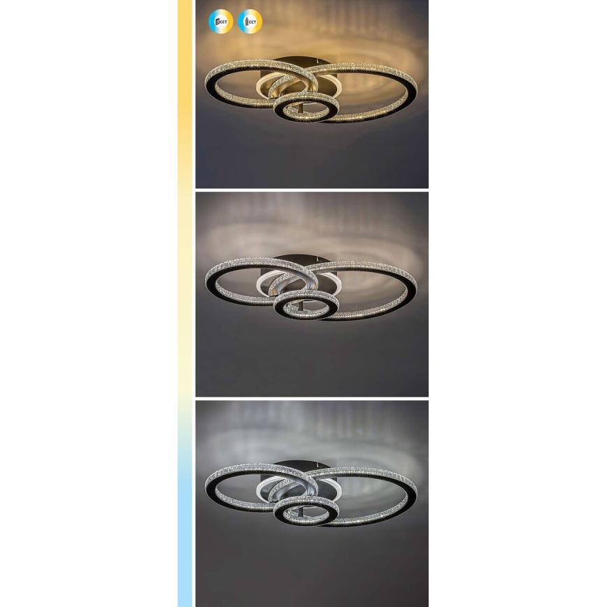 Rabalux - LED aptumšojama griestu lampa LED/40W/230V 3000-6500K ar tālvadības pulti 35x52 cm