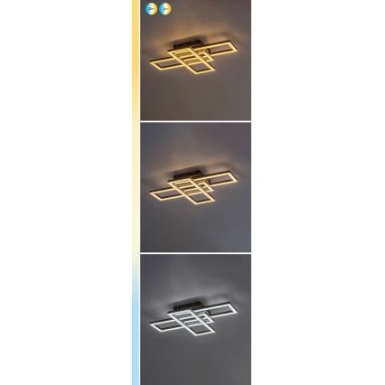 Rabalux - LED aptumšojams griestu gaismeklis LED/40W/230V 3000-6500K + tālvadības pults 35x50 cm