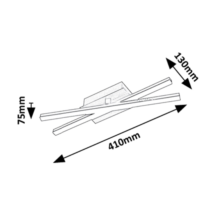 Rabalux - LED griestu lampa LED/16W/230V 4000K 13x41 cm