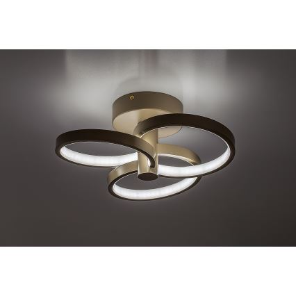 Rabalux - LED regulējams griestu gaismeklis LED/32W/230V 3000-6500K Ø 31 cm bēžs + tālvadības pults