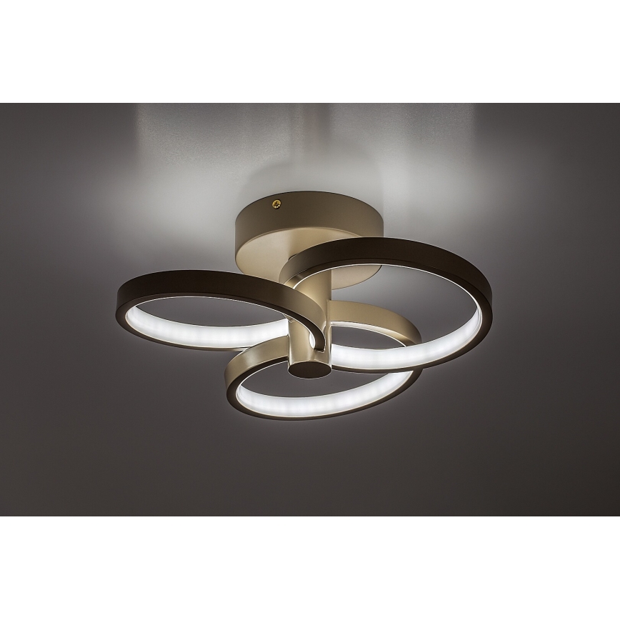 Rabalux - LED regulējams griestu gaismeklis LED/32W/230V 3000-6500K Ø 31 cm bēžs + tālvadības pults