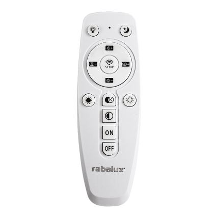 Rabalux - LED regulējams griestu gaismeklis LED/32W/230V 3000-6500K Ø 31 cm bēžs + tālvadības pults