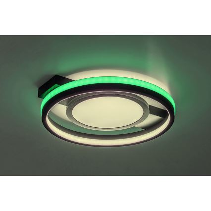 Rabalux - LED RGB dimējama griestu lampa LED/40W/230V 3000-6500K + ar tālvadības pulti Ø 43 cm