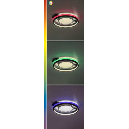 Rabalux - LED RGB dimējama griestu lampa LED/40W/230V 3000-6500K + ar tālvadības pulti Ø 43 cm