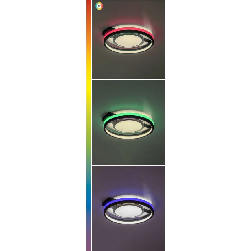 Rabalux - LED RGB dimējama griestu lampa LED/40W/230V 3000-6500K + ar tālvadības pulti Ø 43 cm