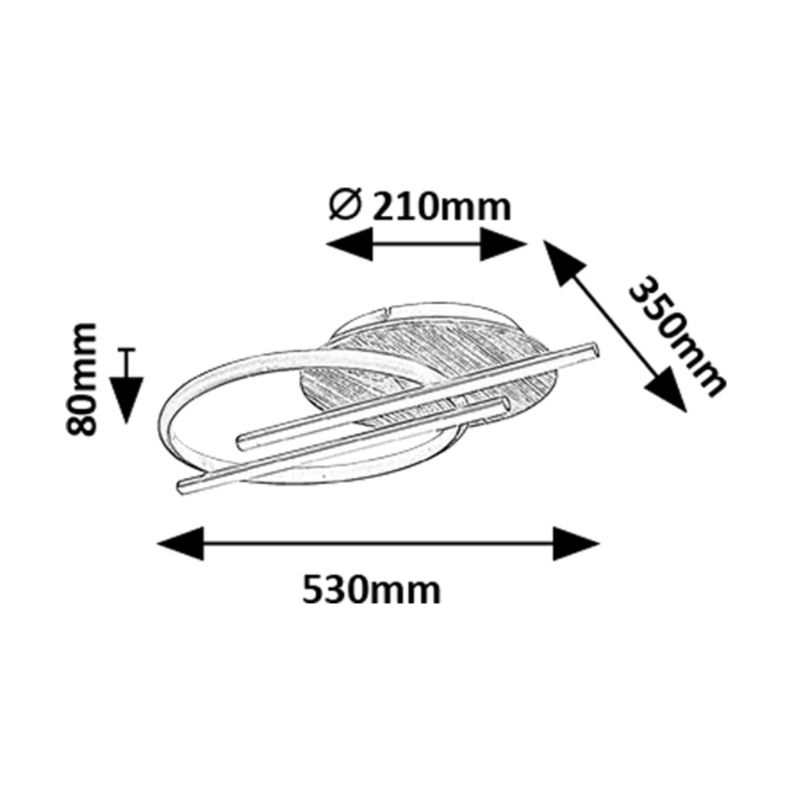 Rabalux - LED Griestu lampa LED/40W/230V 3000/4000/6500K
