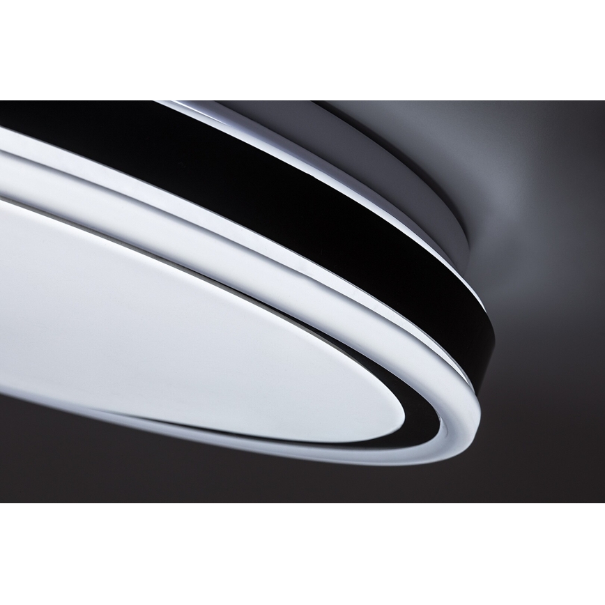Rabalux - LED aptumšojama griestu lampa LED/20W/230V 3000-6500K Ø 38,5 cm melna + tālvadības pults