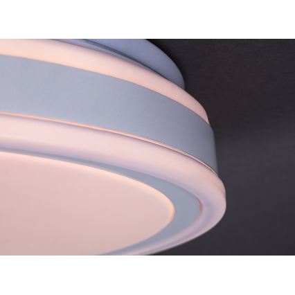 Rabalux - LED dimējama griestu lampa LED/23W/230V 3000-6500K diametrs 38,5 cm melna + ar tālvadības pulti
