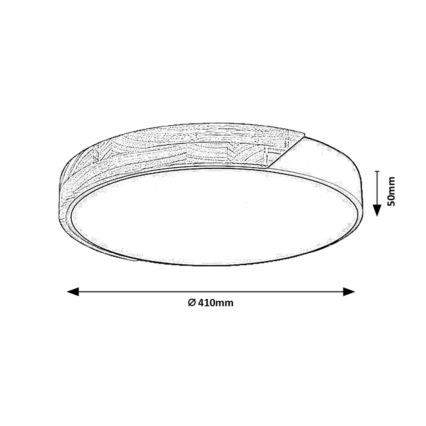 Rabalux - LED griestu lampa LED/24W/230V 4000K Ø 41 cm