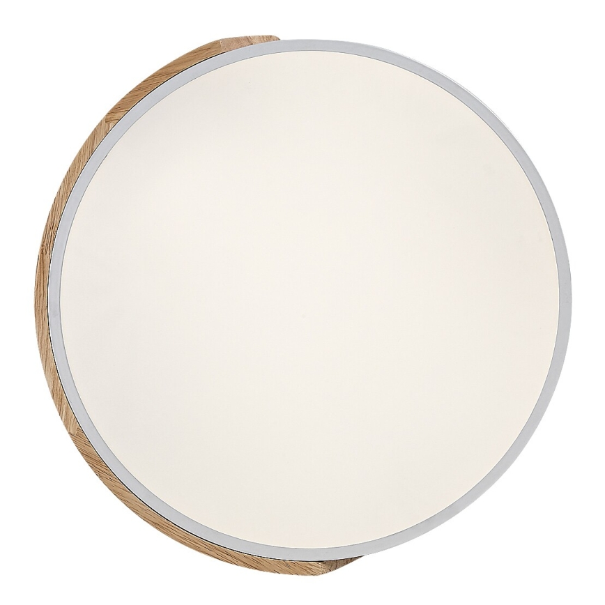 Rabalux - LED griestu gaismeklis LED/24W/230V 3000K balta/ozols Ø 61 cm