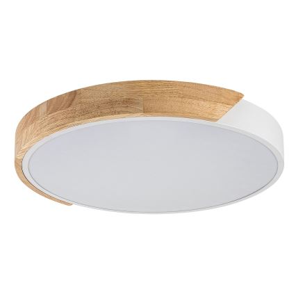 Rabalux - LED griestu gaismeklis LED/24W/230V 3000K balta/ozols Ø 61 cm