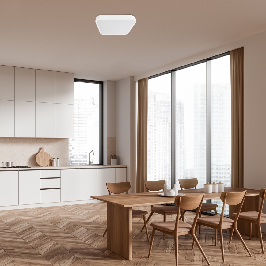 Rabalux - LED Vannas istabas griestu lampa LED/24W/230V 3000/4000/6000K IP44 29x29 cm balta