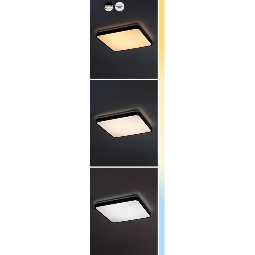Rabalux - LED Vannas istabas griestu lampa LED/24W/230V 3000/4000/6000K IP44 29x29 cm balta