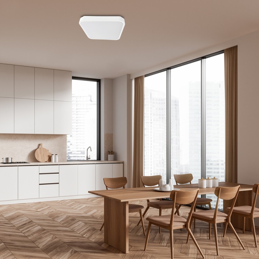 Rabalux - LED Vannas istabas griestu lampa LED/36W/230V 3000/4000/6000K IP44 42x42 cm balta