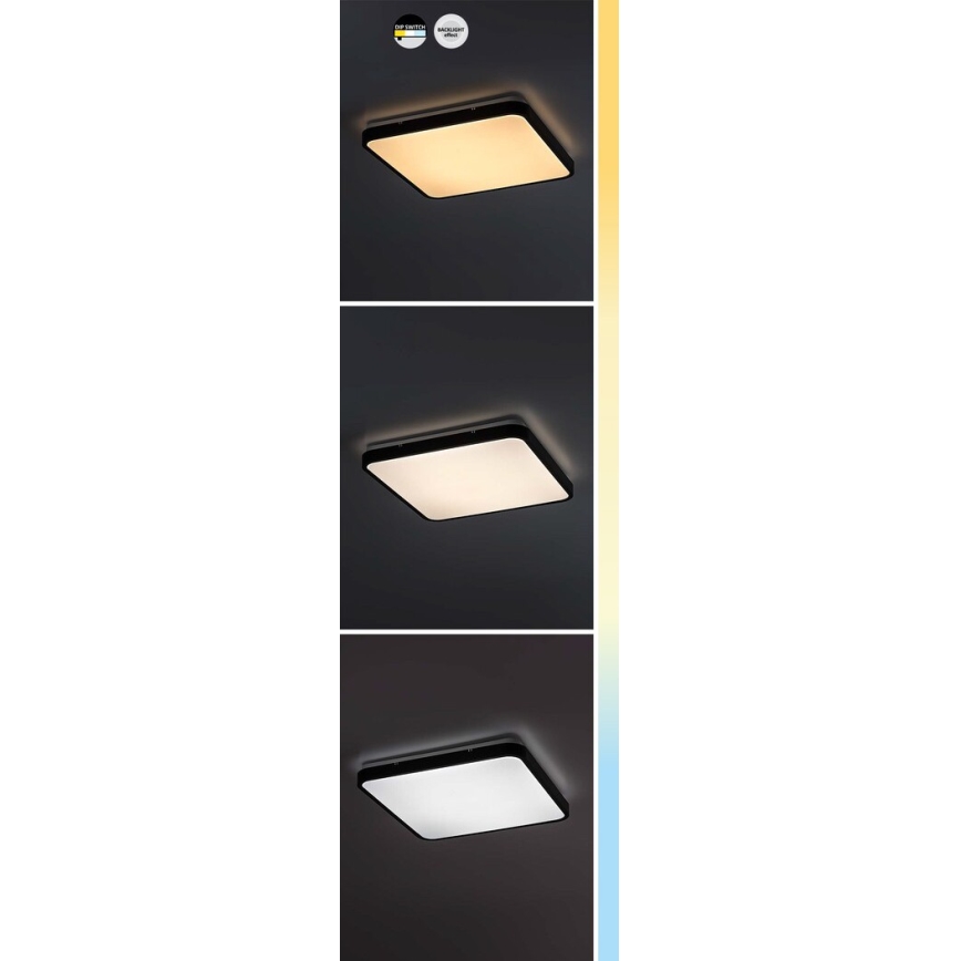 Rabalux - LED Vannas istabas griestu lampa LED/36W/230V 3000/4000/6000K IP44 42x42 cm balta