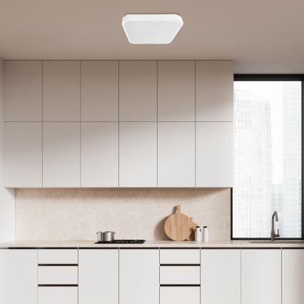 Rabalux - LED Aptumšojama vannas istabas griestu lampa LED/36W/230V 3000-6000K IP44 42x42 cm balta + tālvadības pults