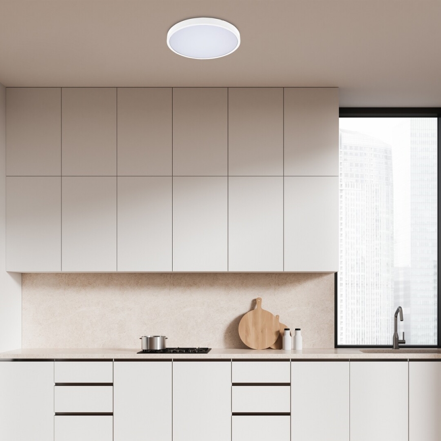 Rabalux - LED Vannas istabas griestu lampa LED/24W/230V 3000/4000/6000K IP44 d. 35,5 cm balta