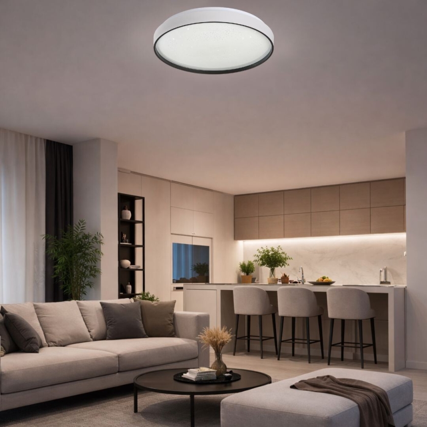 Rabalux - LED dimējams griestu gaismeklis LED/80W/230V 3000–6500K Ø77 cm + tālvadība