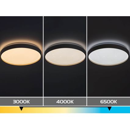 Rabalux - LED dimmējama griestu lampa LED/80W/230V 3000–6500K Ø 77 cm ar tālvadības pulti