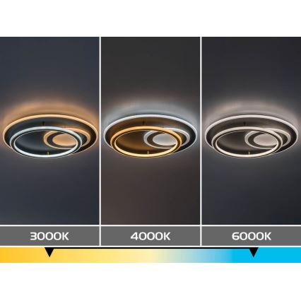 Rabalux - Aptumšojams LED griestu gaismeklis LED/60W/230V 3000-6000K Ø 50 cm + tālvadība