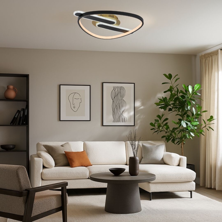 Rabalux - LED regulējams griestu gaismeklis LED/60W/230V 3000-6000K 53x45 cm + tālvadība