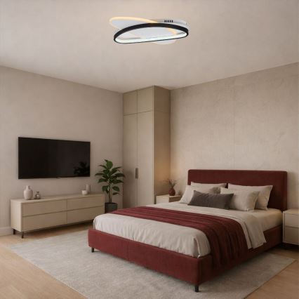 Rabalux - LED regulējams griestu gaismeklis LED/57W/230V 3000-6000K 45x30,5 cm + tālvadības pults