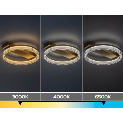 Rabalux - LED dimējams griestu gaismeklis LED/18W/230V 3000-6500K 37x33 cm + tālvadības pults