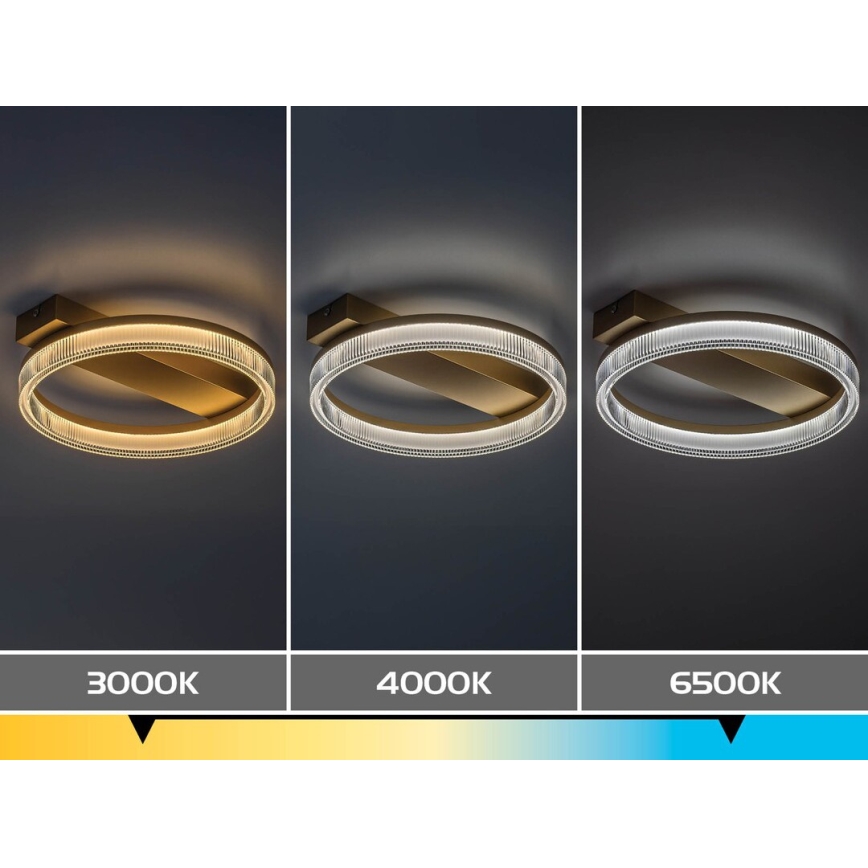 Rabalux - LED dimējams griestu gaismeklis LED/18W/230V 3000-6500K 37x33 cm + tālvadības pults