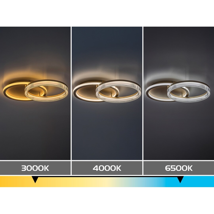 Rabalux - LED regulējama griestu lampa LED/22W/230V 3000-6500K 53,5x35 cm + tālvadība