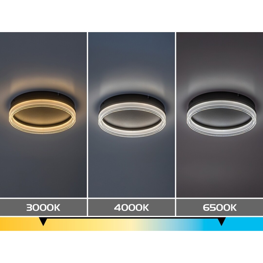 Rabalux - LED aptumšojams griestu gaismeklis LED/18W/230V 3000-6500K Ø 33 cm + tālvadība