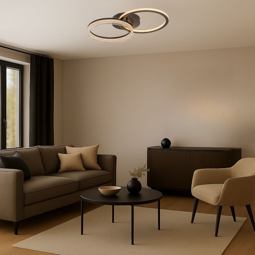 Rabalux - LED griestu lampa ar regulējamu spilgtumu LED/38W/230V 3000-6500K 60x35 cm + tālvadība