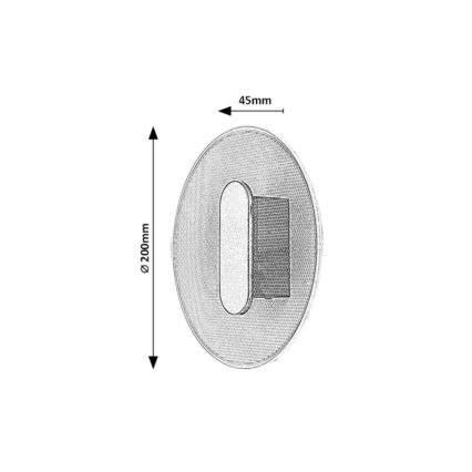 Rabalux - LED sienas gaismeklis LED/6W/230V
