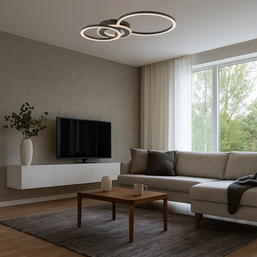 Rabalux - Regulējama LED griestu lampa LED/24W/230V 3000-6500K 46x33 cm + tālvadības pults
