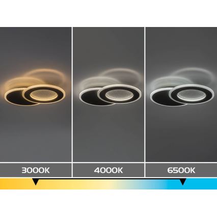 Rabalux - LED dimmējams griestu lukturis LED/24W/230V 3000-6500K 35x23 cm + tālvadības pults