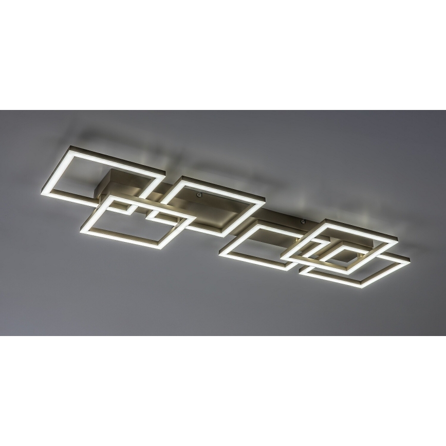 Rabalux - LED griestu gaismeklis ar regulējamu spilgtumu LED/40W/230V 3000-6500K 33x100 cm bēžs + ar tālvadības pulti