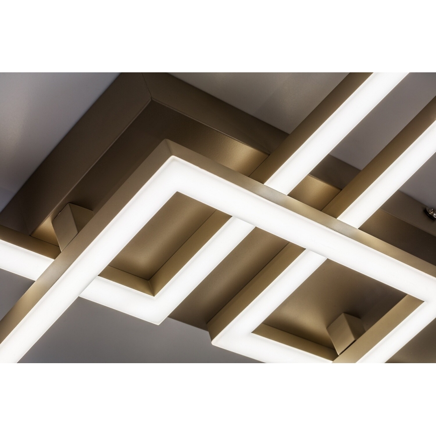 Rabalux - LED griestu gaismeklis ar regulējamu spilgtumu LED/40W/230V 3000-6500K 33x100 cm bēžs + ar tālvadības pulti