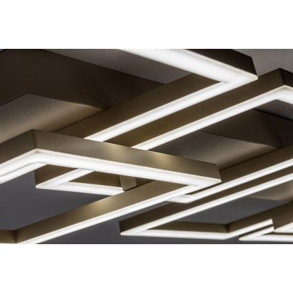 Rabalux - LED griestu gaismeklis ar regulējamu spilgtumu LED/40W/230V 3000-6500K 33x100 cm bēžs + ar tālvadības pulti