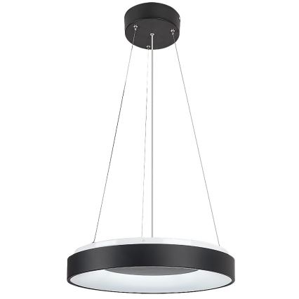 Rabalux - LED Aptumšojama lustra ar auklu LED/38W/230V 3000-6500K melna + tālvadības pults