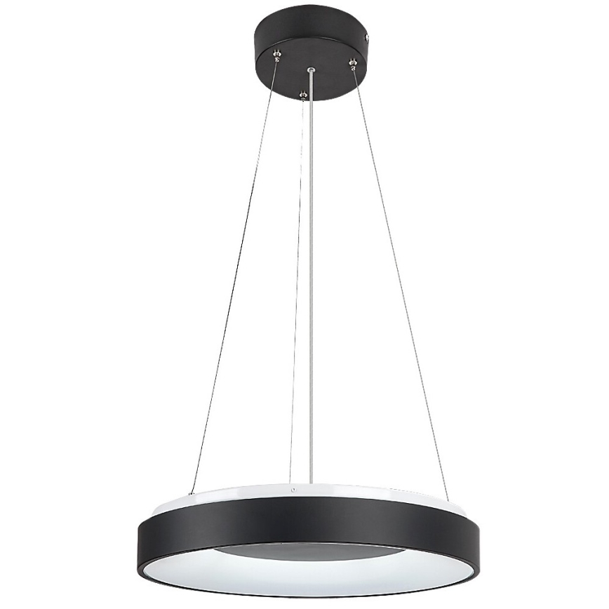 Rabalux - LED Aptumšojama lustra ar auklu LED/38W/230V 3000-6500K melna + tālvadības pults