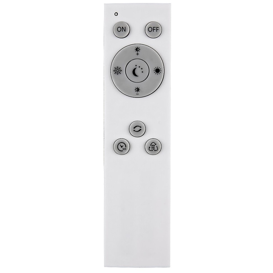 Rabalux - LED Aptumšojama lustra ar auklu LED/38W/230V 3000-6500K melna + tālvadības pults