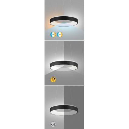 Rabalux - LED Aptumšojama lustra ar auklu LED/38W/230V 3000-6500K balta + tālvadības pults