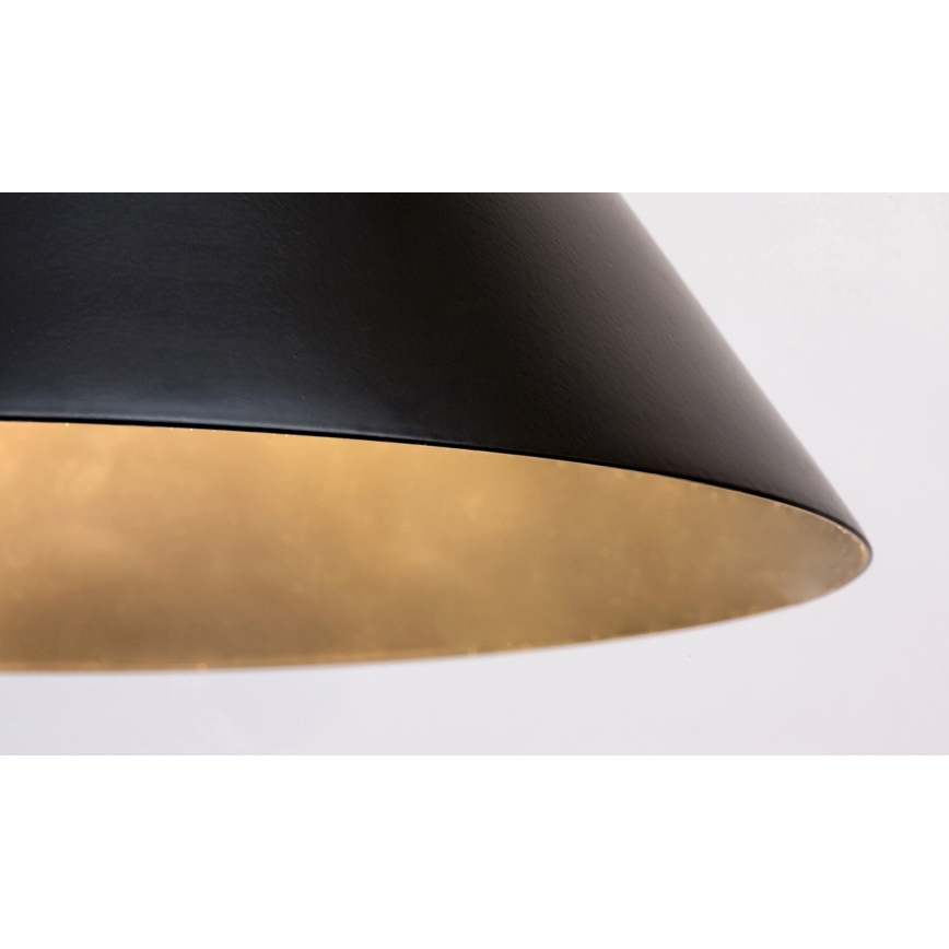Rabalux - Pakaramais gaismeklis ar vadu 1xE27/40W/230V Ø 25 cm melns