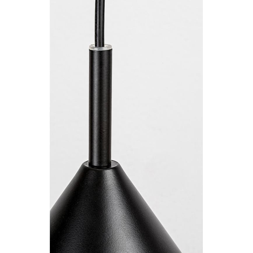 Rabalux - Pakaramais gaismeklis ar vadu 1xE27/40W/230V Ø 25 cm melns