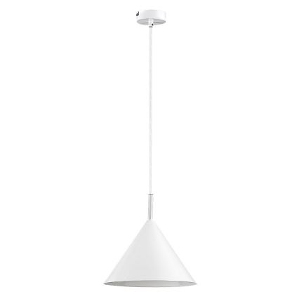 Rabalux 72008 - piekaramā lustra uz kabeļa 1xE27/40W/230V Ø 25 cm balta